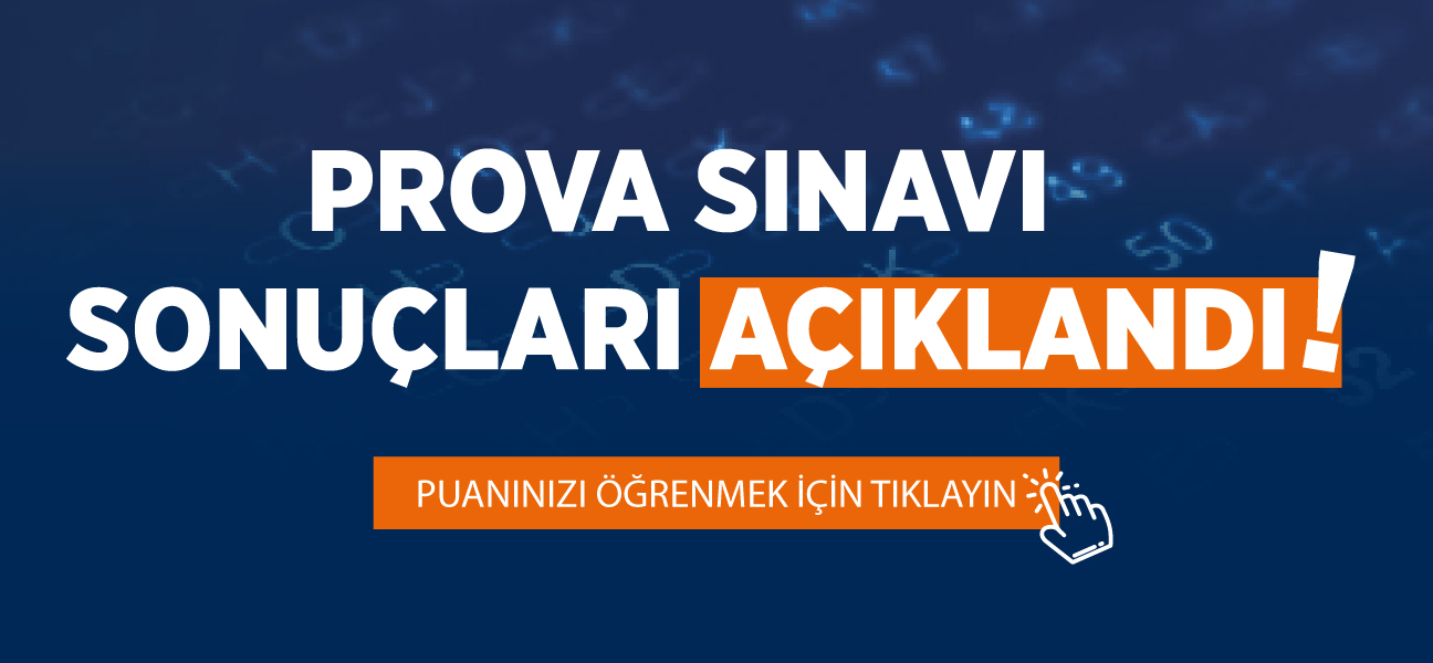 Prova Sınavı Açıklandı